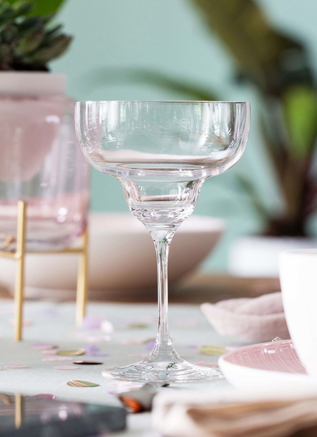 Villeroy & Boch Purismo margarita glas 34 cl set van 2 - voorkant 2 transparant