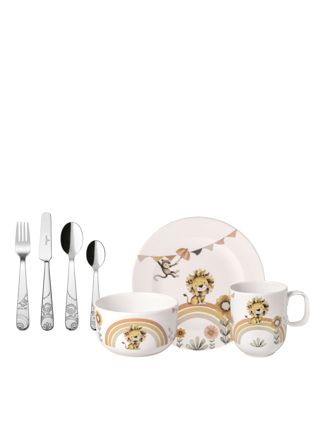 Villeroy & Boch Roar like a Lion kinderserviesset 7-delig - voorkant undefined