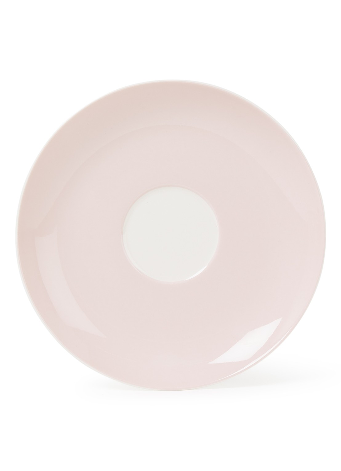 Villeroy & Boch Rose Garden gebaksbordje 17,5 cm - voorkant lichtroze