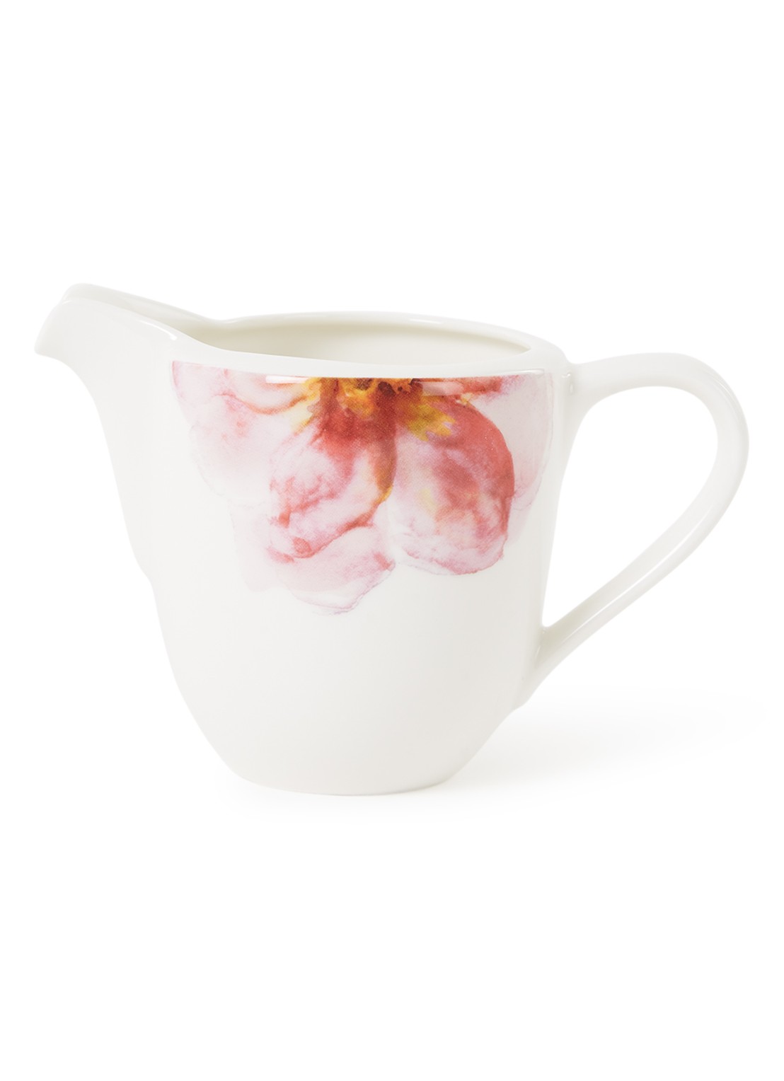 Villeroy & Boch Rose Garden melkkannetje 21 cl - voorkant oudroze
