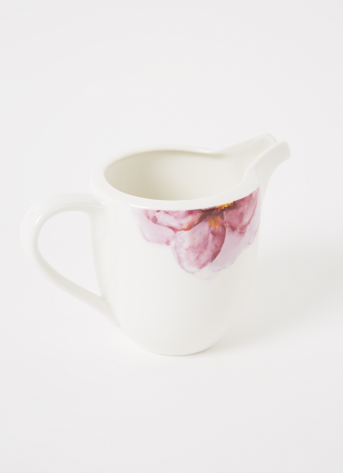 Villeroy & Boch Rose Garden melkkannetje 21 cl - voorkant 2 oudroze