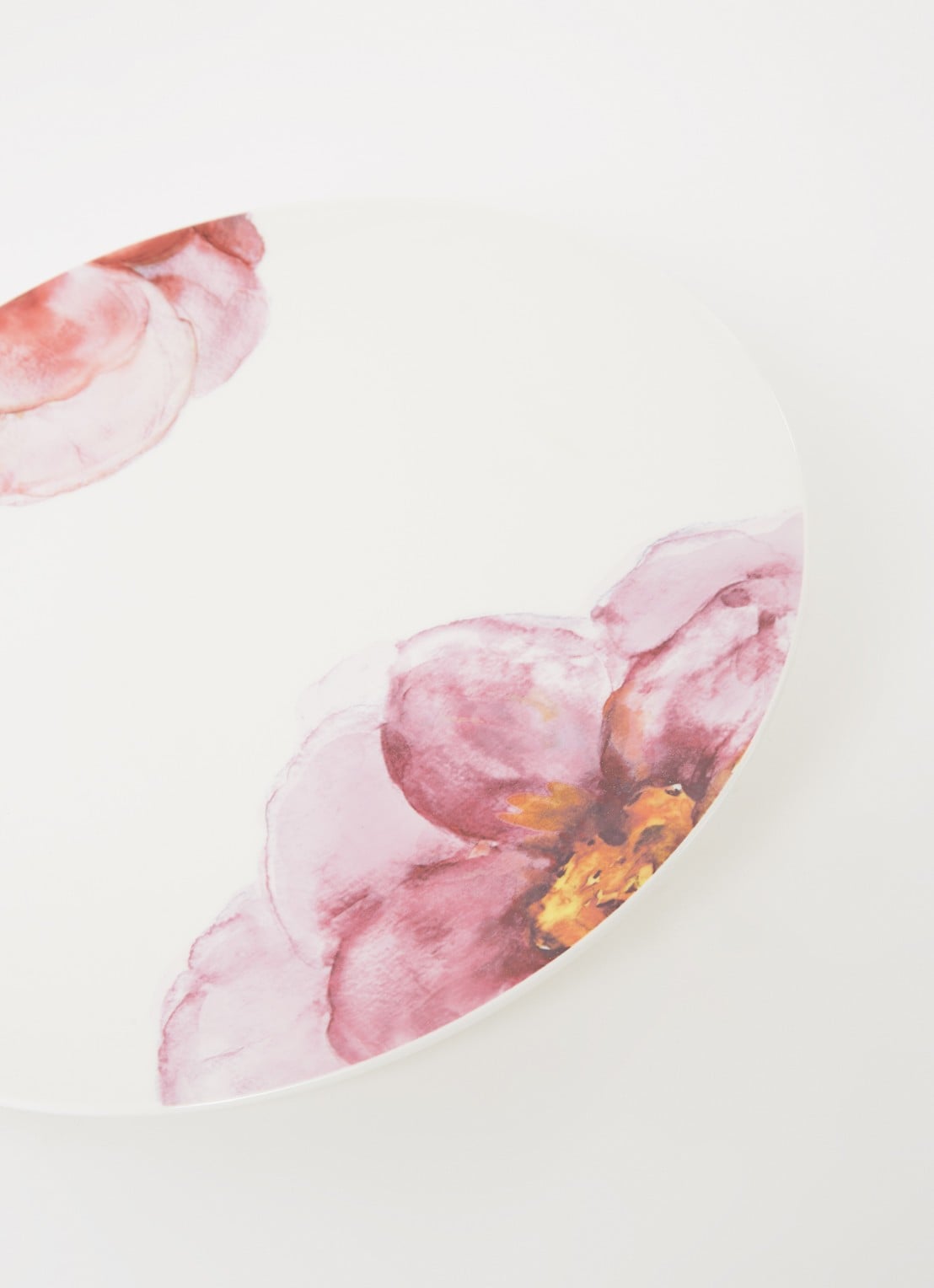 Villeroy & Boch Rose Garden onderbord 32 cm - detail oudroze