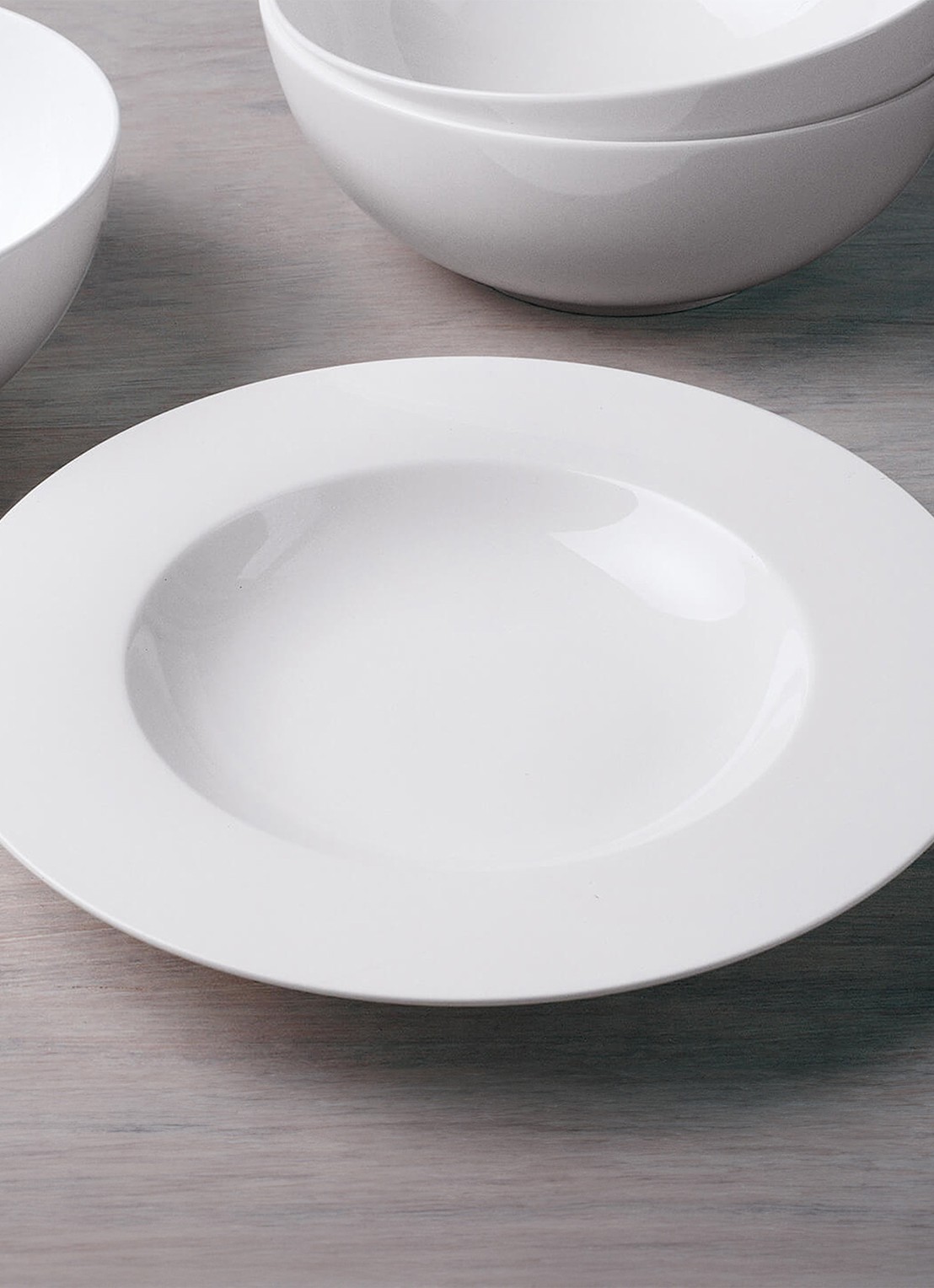 Villeroy & Boch Royal diep ontbijtbord 24 cm - voorkant 3 gebroken wit