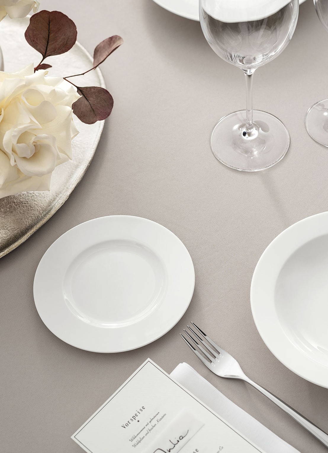 Villeroy & Boch Royal gebaksbordje 16 cm - voorkant 2 gebroken wit