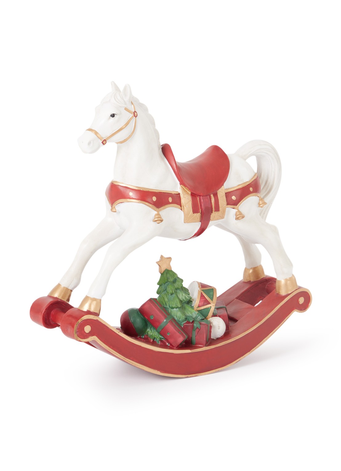 Villeroy & Boch Schaukelpferd XL 32,8x10,8x32, - voorkant 3 rood