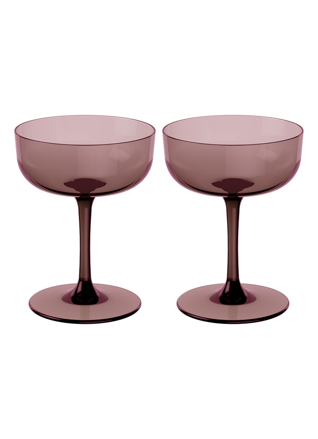 Villeroy & Boch Sektschale / Dessertschale, Se - voorkant aubergine
