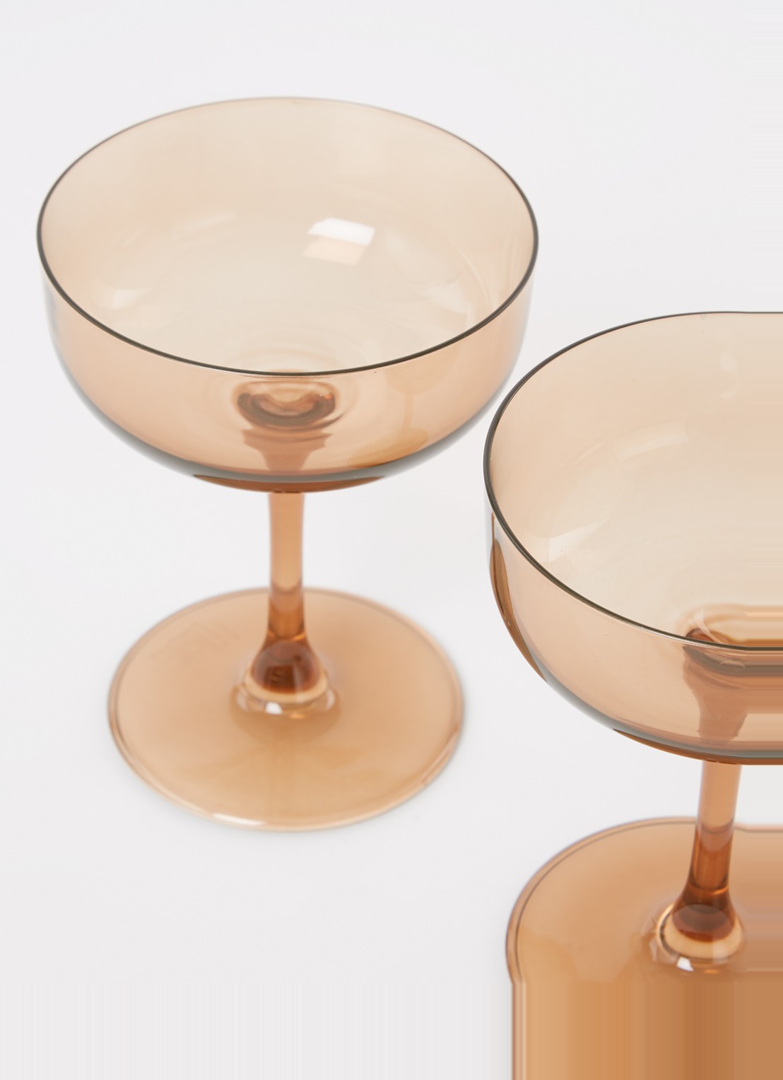 Villeroy & Boch Sektschale / Dessertschale, Se - voorkant 2 oranjebruin