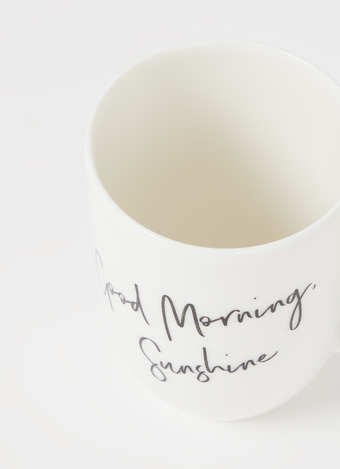 Villeroy & Boch Statement Good Morning Sunshine kopje 34 cl - detail gebroken wit