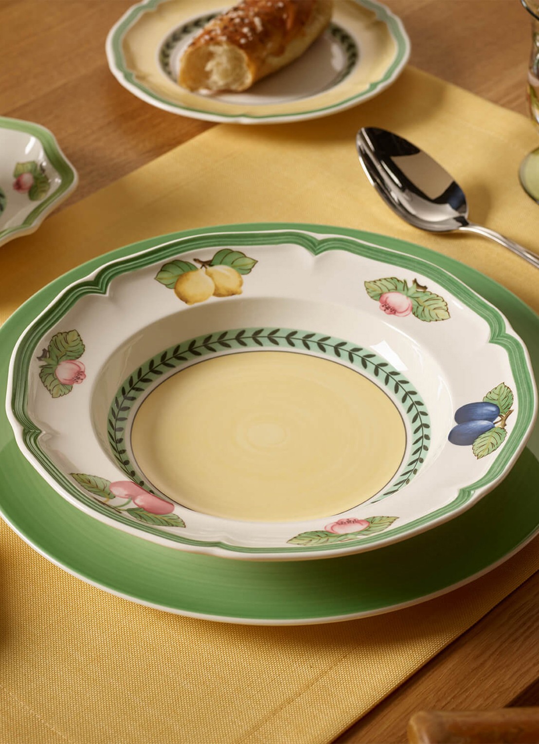 Villeroy & Boch Suppenteller   Sommerlich fris - achterkant 5 groen