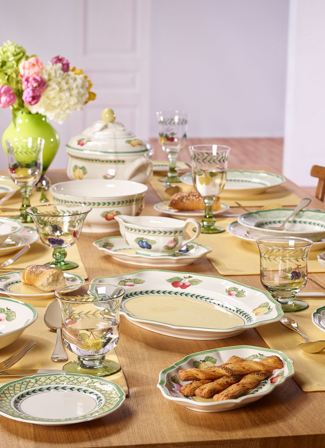 Villeroy & Boch Suppenteller   Sommerlich fris - detail 3 groen