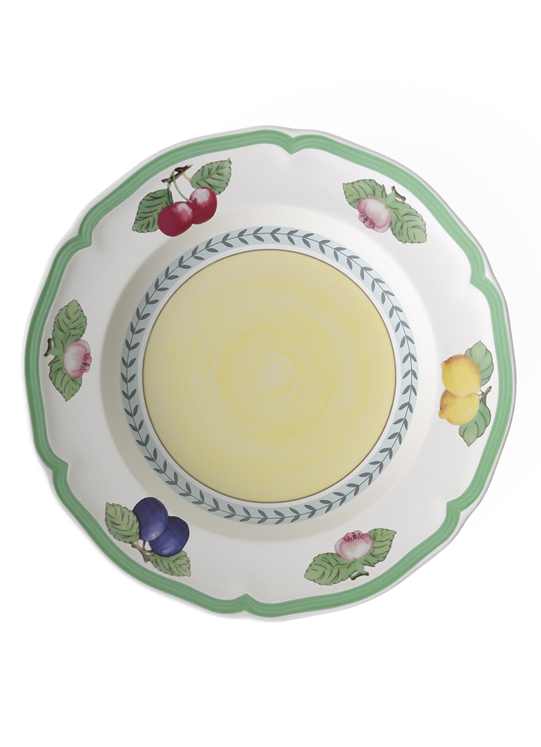 Villeroy & Boch Suppenteller   Sommerlich fris - voorkant groen