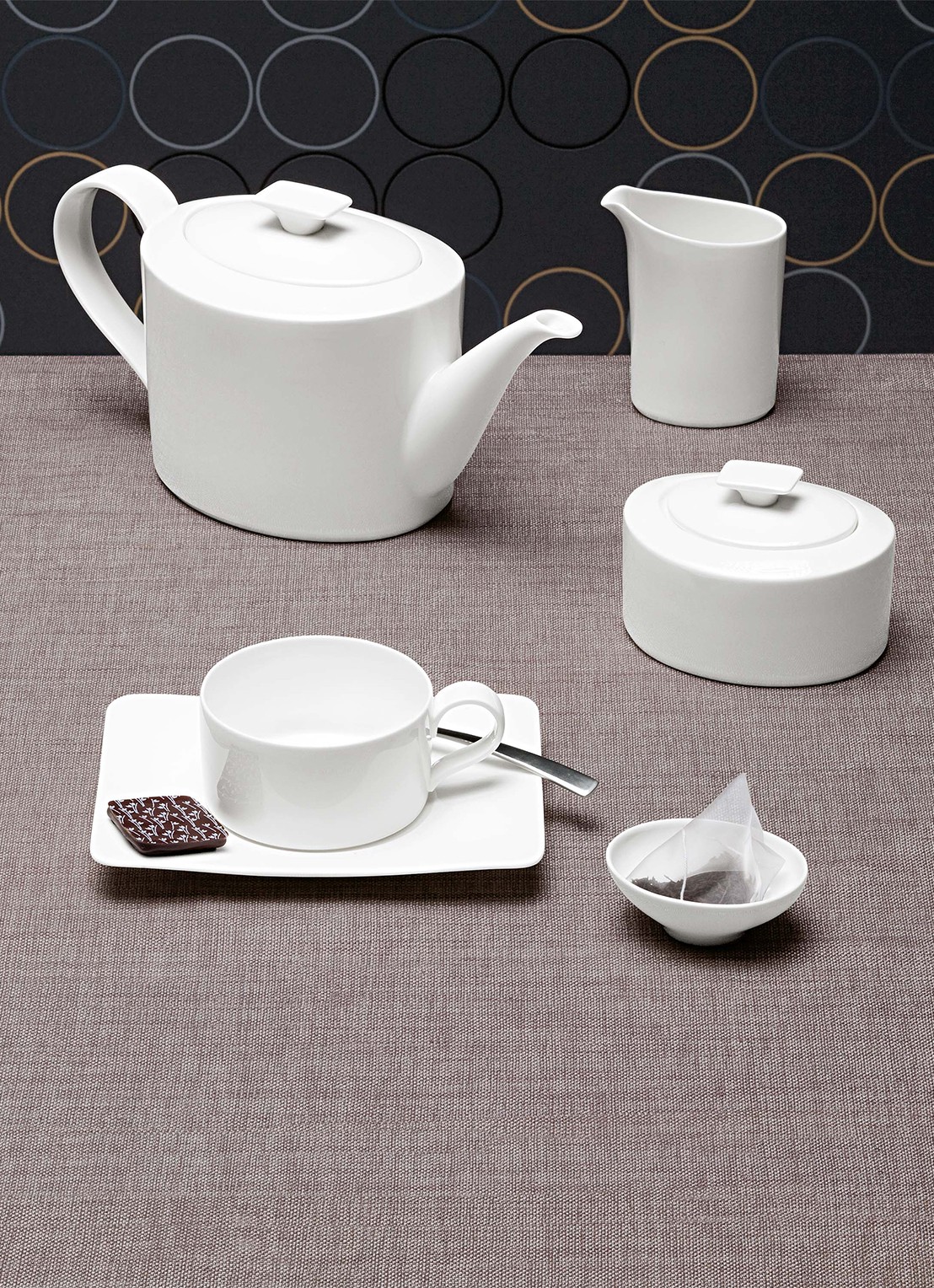 Villeroy & Boch Theemok Modern Grace 0,23 liter  - voorkant 3 gebroken wit