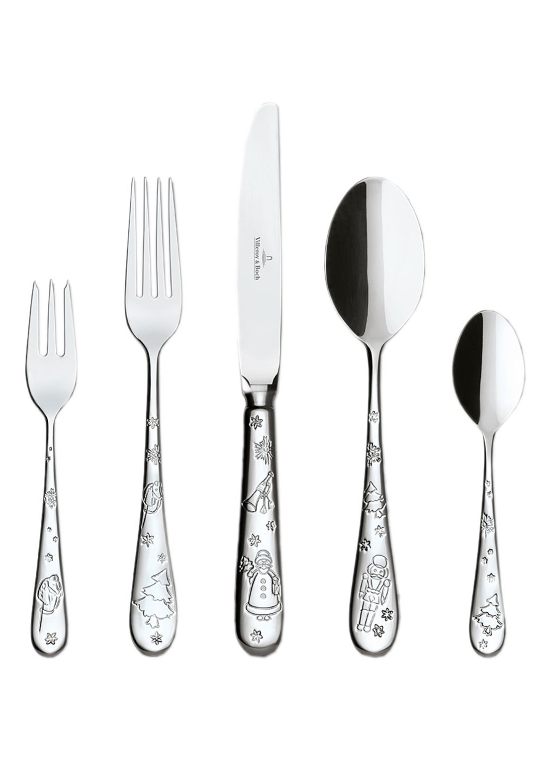 Villeroy & Boch Toy's Delight bestekset 30-delig - voorkant zilver