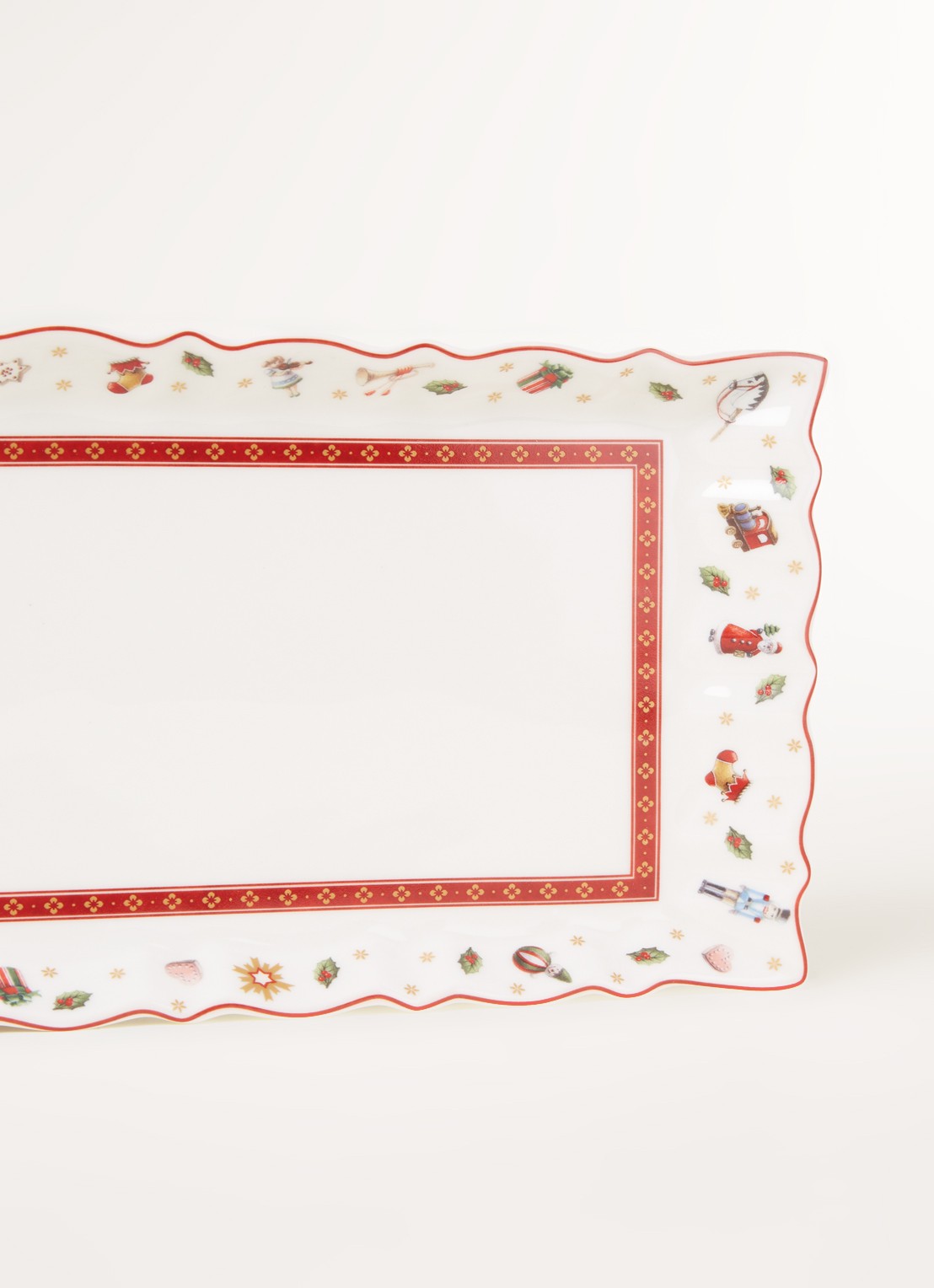 Villeroy & Boch Toy's Delight cakeschaal 39 x 16 cm - detail 3 gebroken wit
