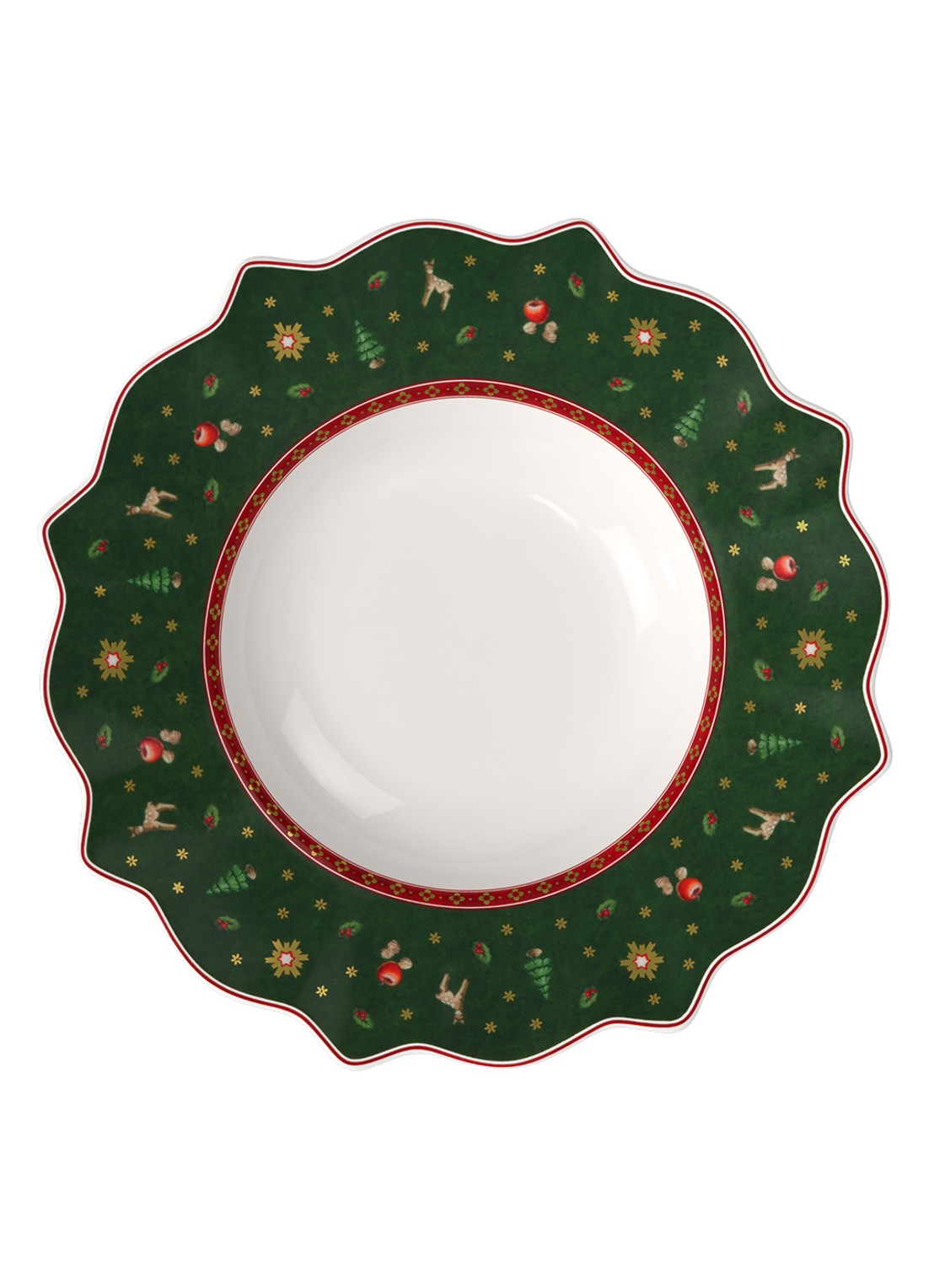 Villeroy & Boch Toy's Delight diep bord 26 cm - voorkant 2 groen