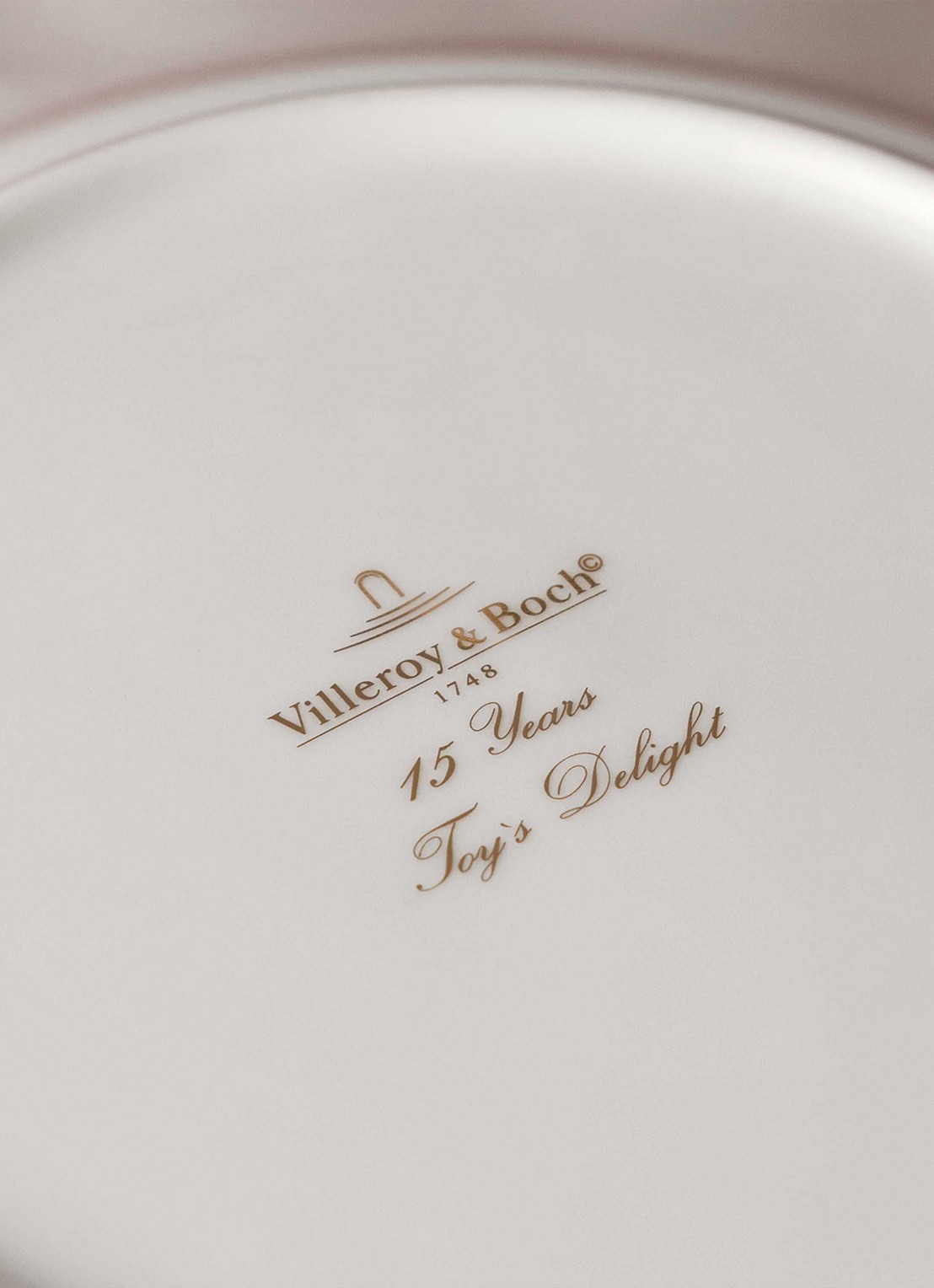 Villeroy & Boch Toy's Delight dinerbord 24,4 cm set van 4 - achterkant gebroken wit
