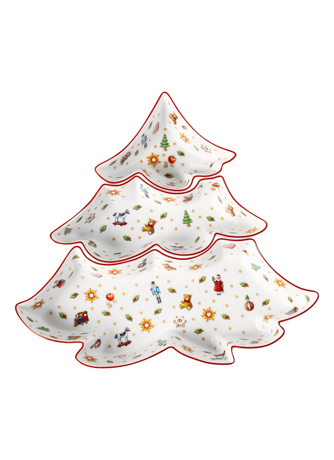 Villeroy & Boch Toy's Delight dipschaal set van 3 - voorkant 2 rood