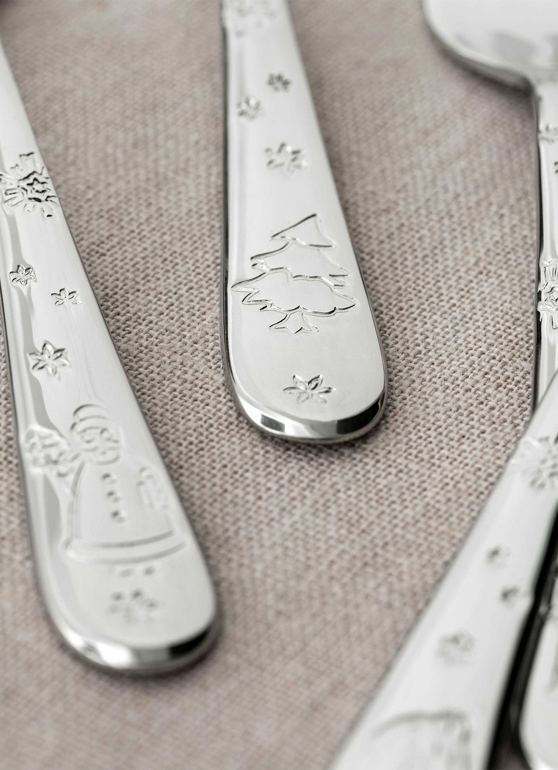 Villeroy & Boch Toy's Delight gebaksvork set van 6 - achterkant zilver