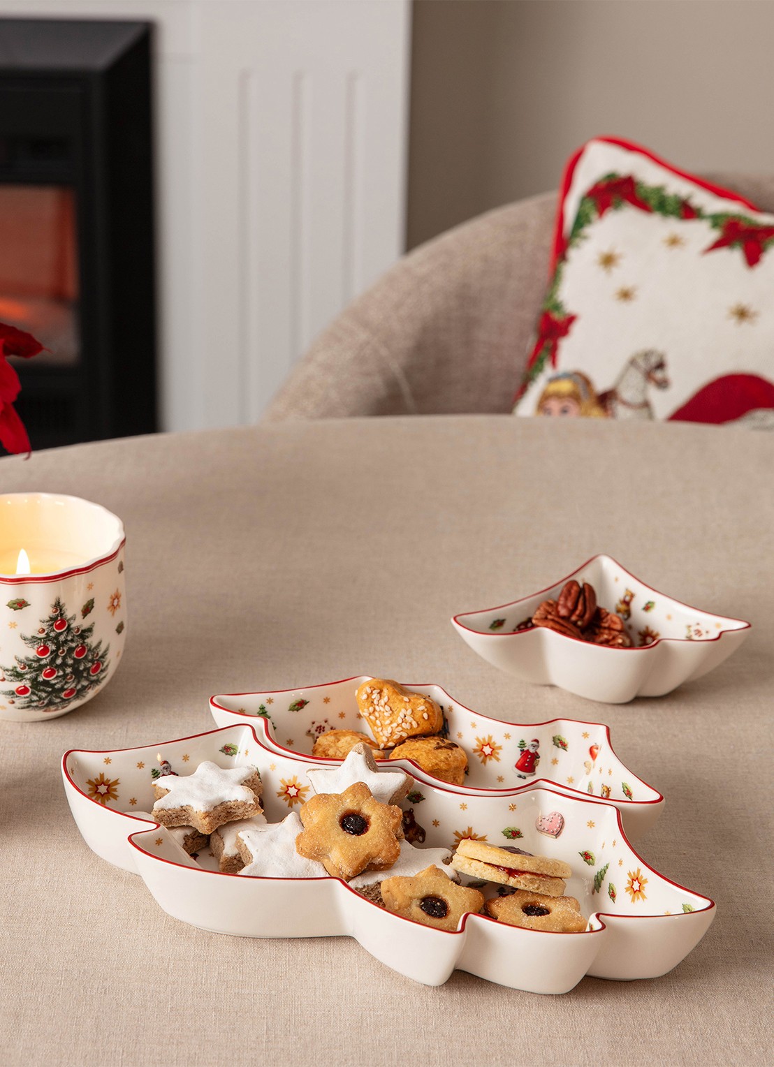 Villeroy & Boch Toy's Delight geurkaars - achterkant 3 rood