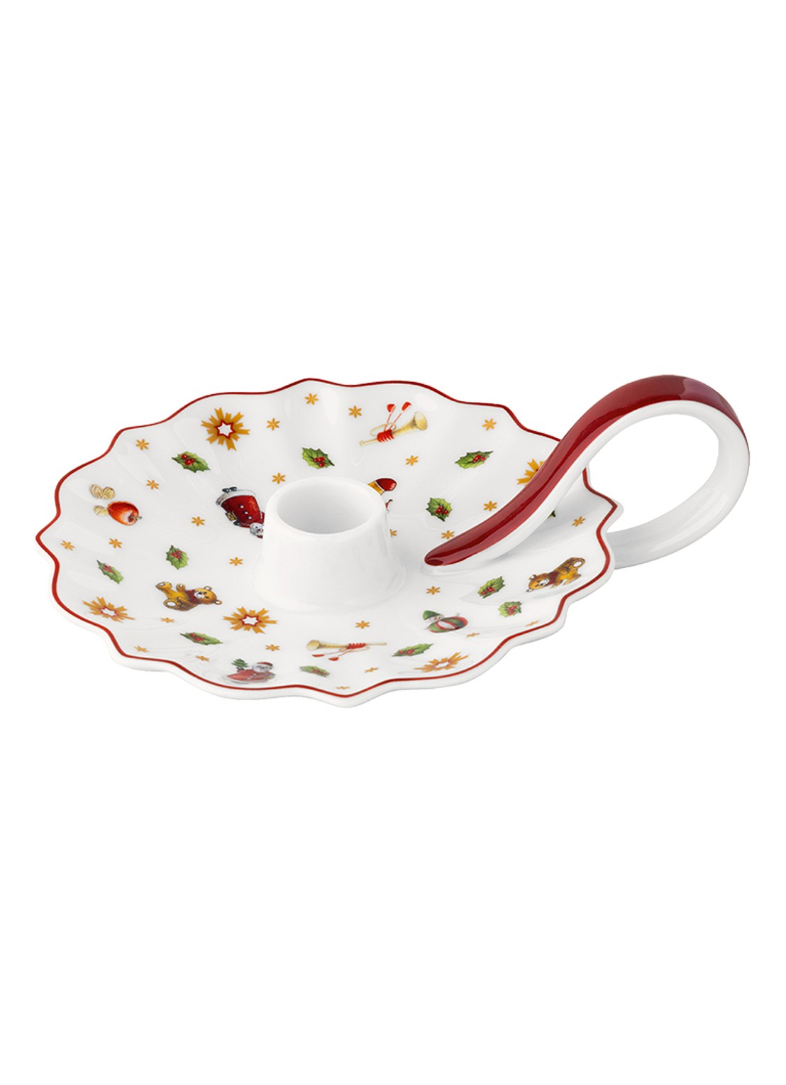 Villeroy & Boch Toy's Delight kandelaar  - voorkant rood