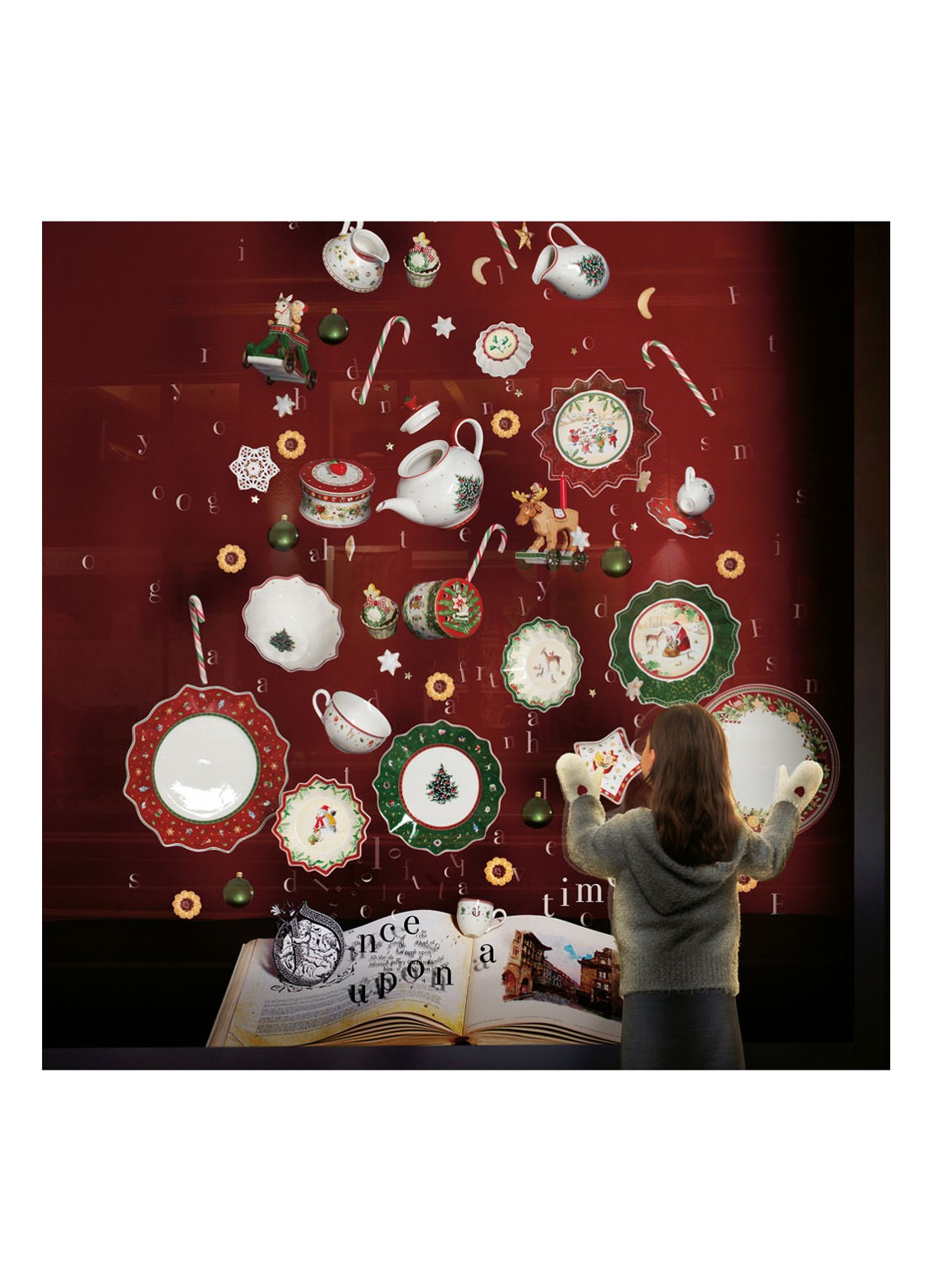 Villeroy & Boch Toy's Delight Kerst dinerbord 29 cm - detail 2 groen
