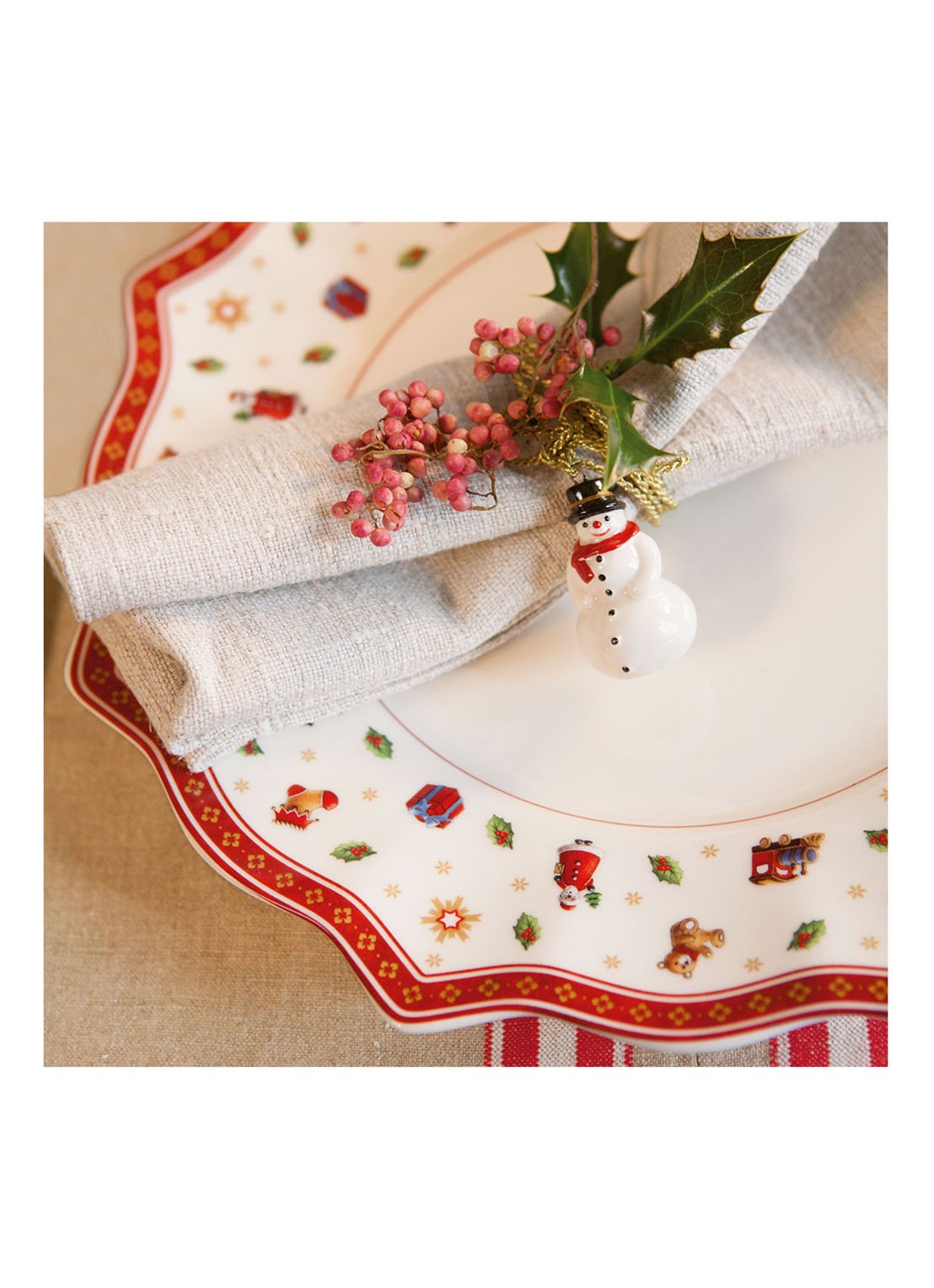 Villeroy & Boch Toy's Delight Kerst onderbord 31 cm - detail 5 gebroken wit