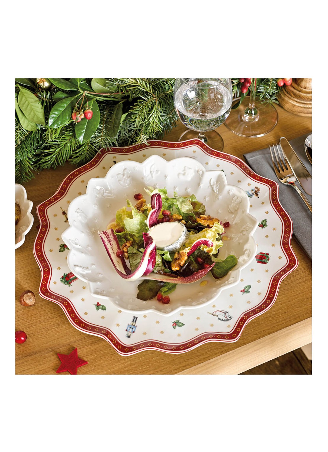 Villeroy & Boch Toy's Delight Kerst onderbord 31 cm - detail 7 gebroken wit