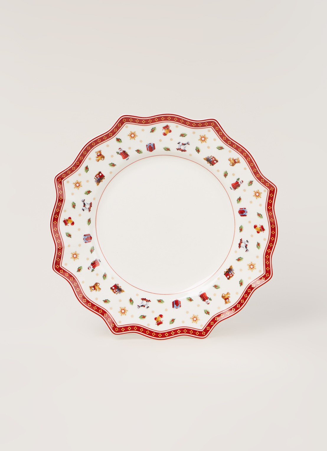 Villeroy & Boch Toy's Delight Kerst serviesset 12-delig - detail 2 steenrood
