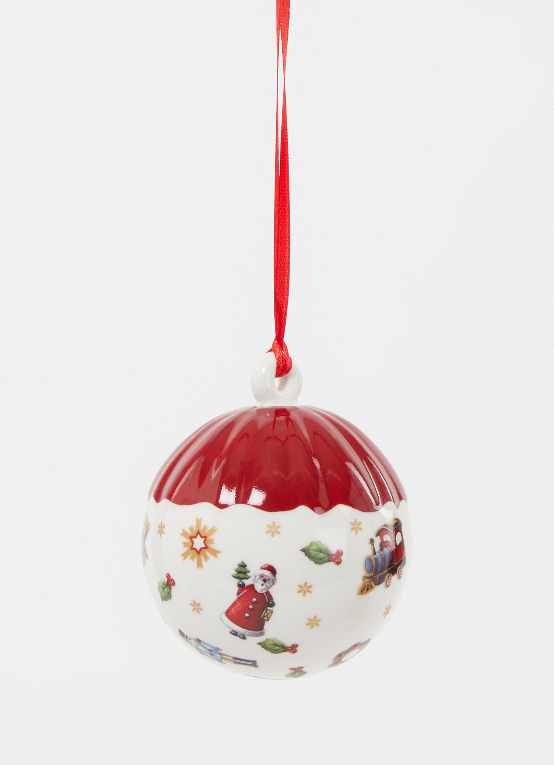 Villeroy & Boch Toy's Delight kerstbal 6 cm - voorkant 4 steenrood