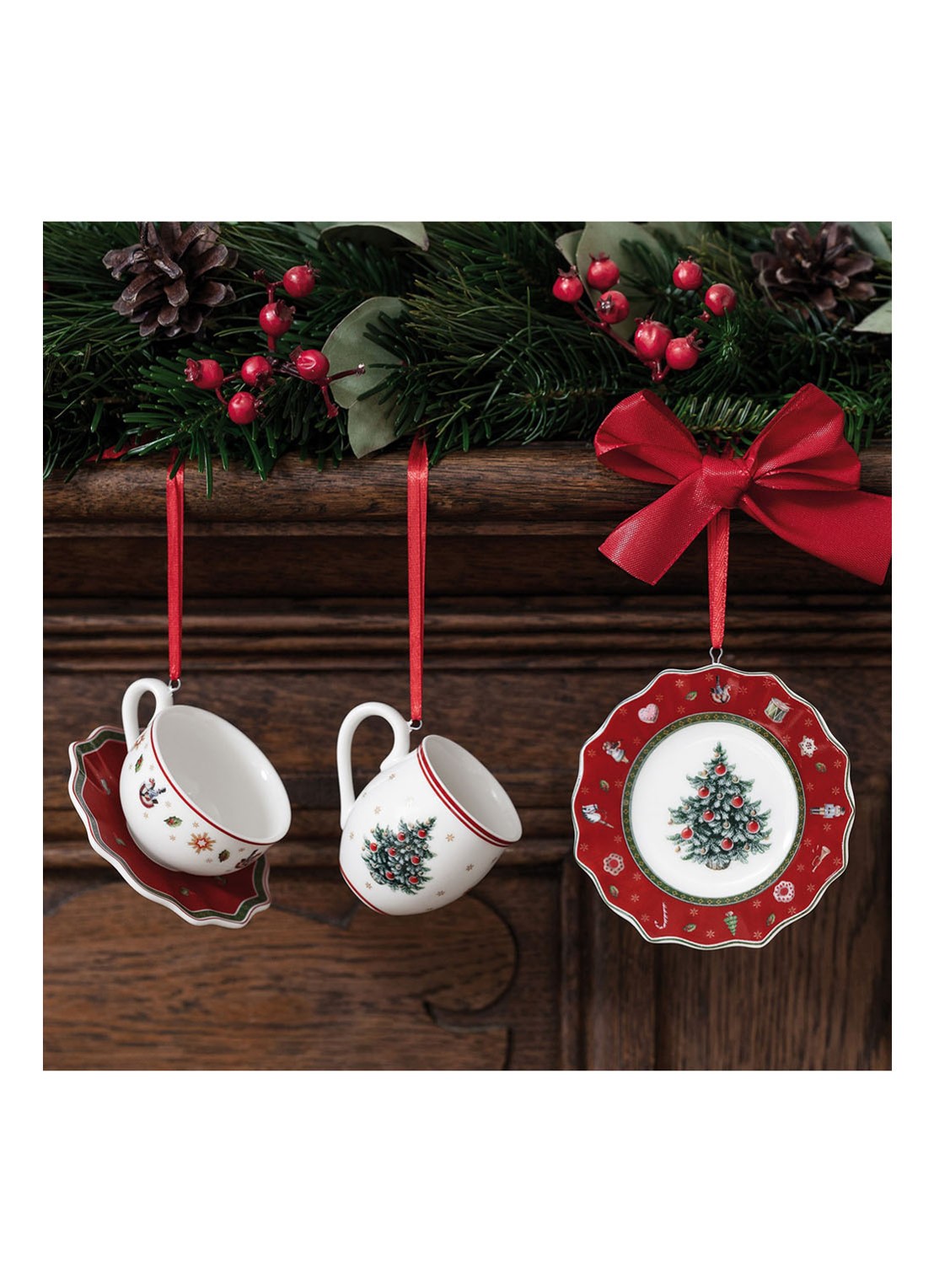Villeroy & Boch Toy's Delight kersthangerset 3-delig - detail 4 gebroken wit