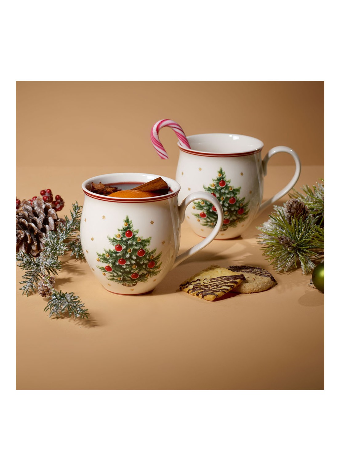Villeroy & Boch Toy's Delight kerstmok 10 cm set van 2 - detail 2 gebroken wit