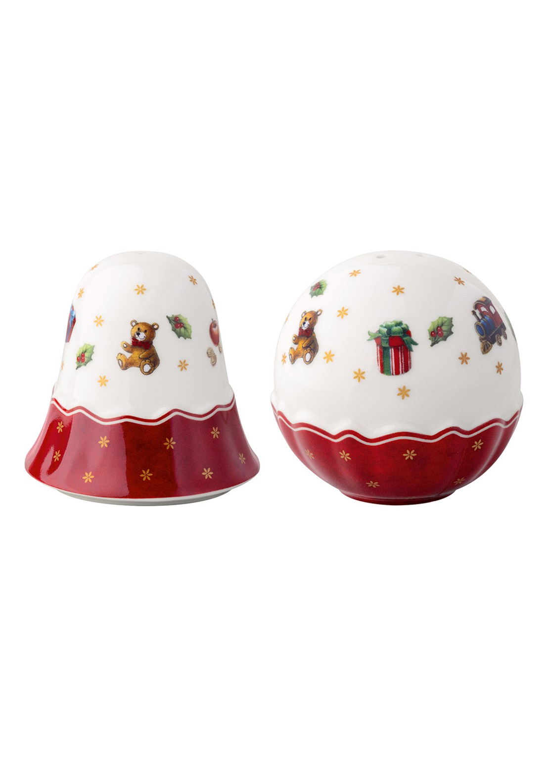Villeroy & Boch Toy's Delight peper- en zoutstel - voorkant rood