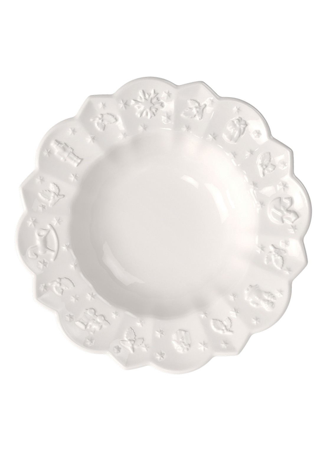 Villeroy & Boch Toy's Delight Royal Classic diep bord 23,5 cm  - voorkant gebroken wit