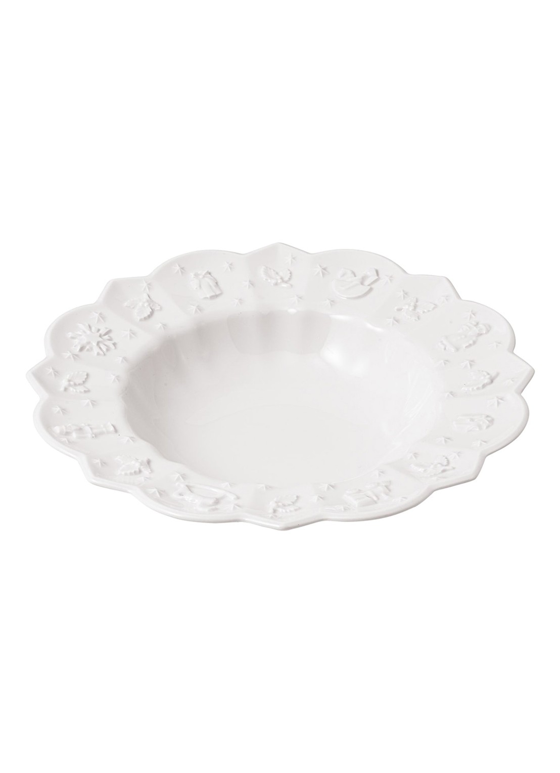 Villeroy & Boch Toy's Delight Royal Classic diep bord 23,5 cm  - voorkant 2 gebroken wit