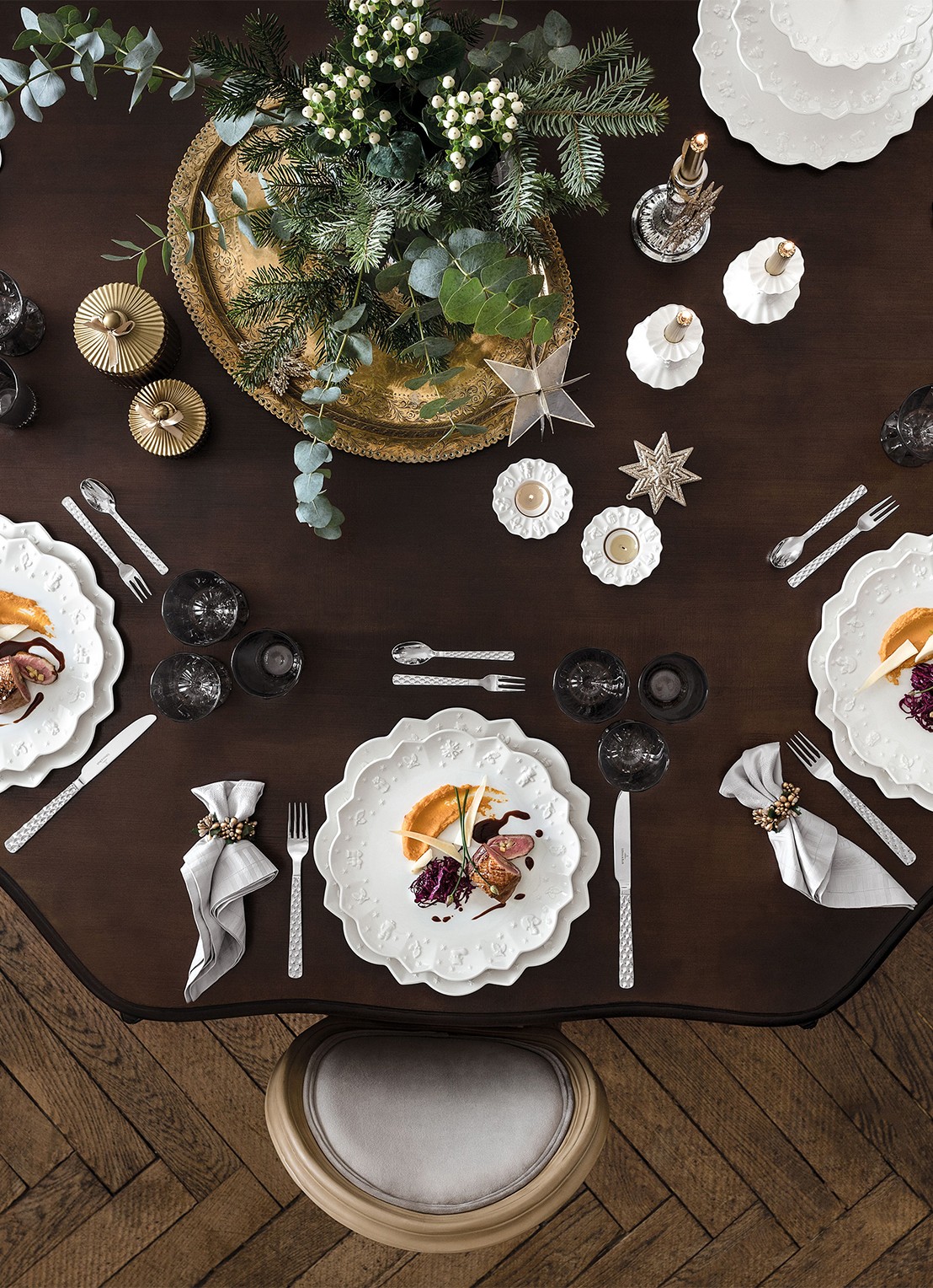 Villeroy & Boch Toy's Delight Royal Classic serviesset 12-delig - voorkant 2 gebroken wit