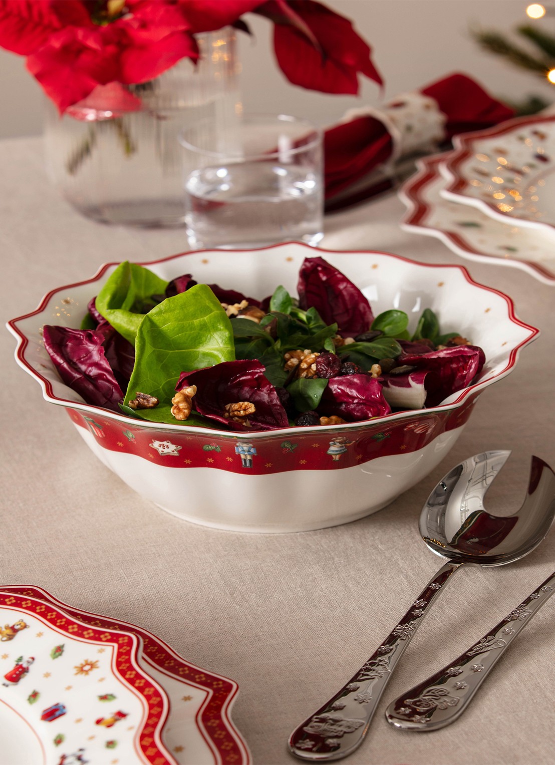 Villeroy & Boch Toy's Delight saladebestek 2-delig - detail zilver