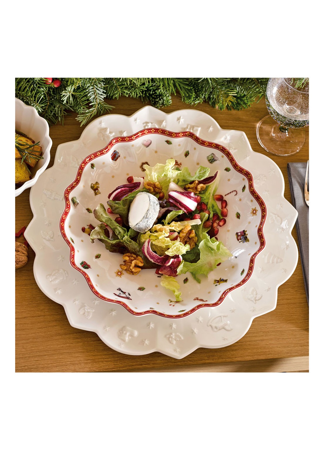 Villeroy & Boch Toy's Delight schaal 24 cm  - detail 6 gebroken wit