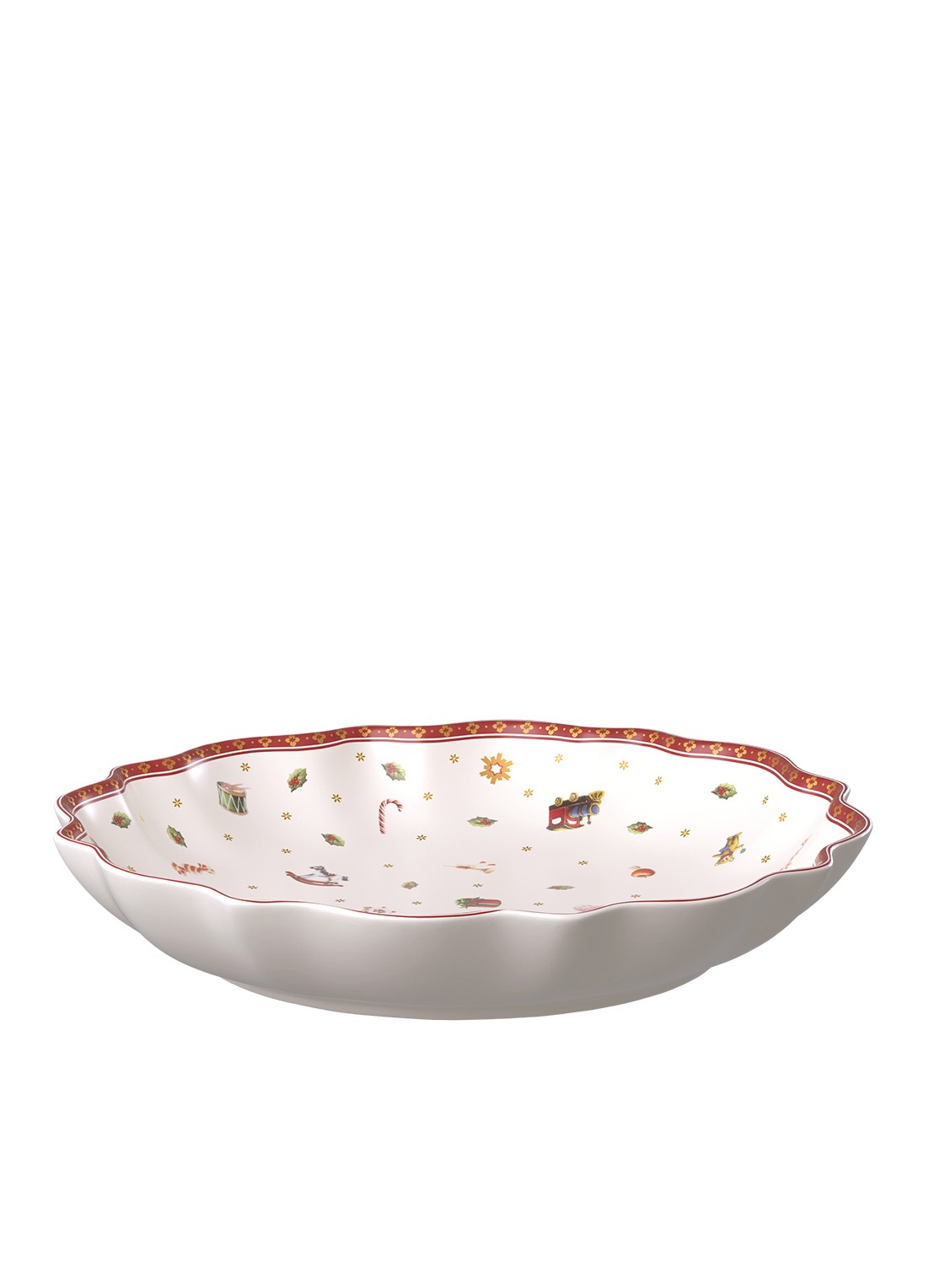 Villeroy & Boch Toy's Delight schaal 24 cm  - voorkant gebroken wit