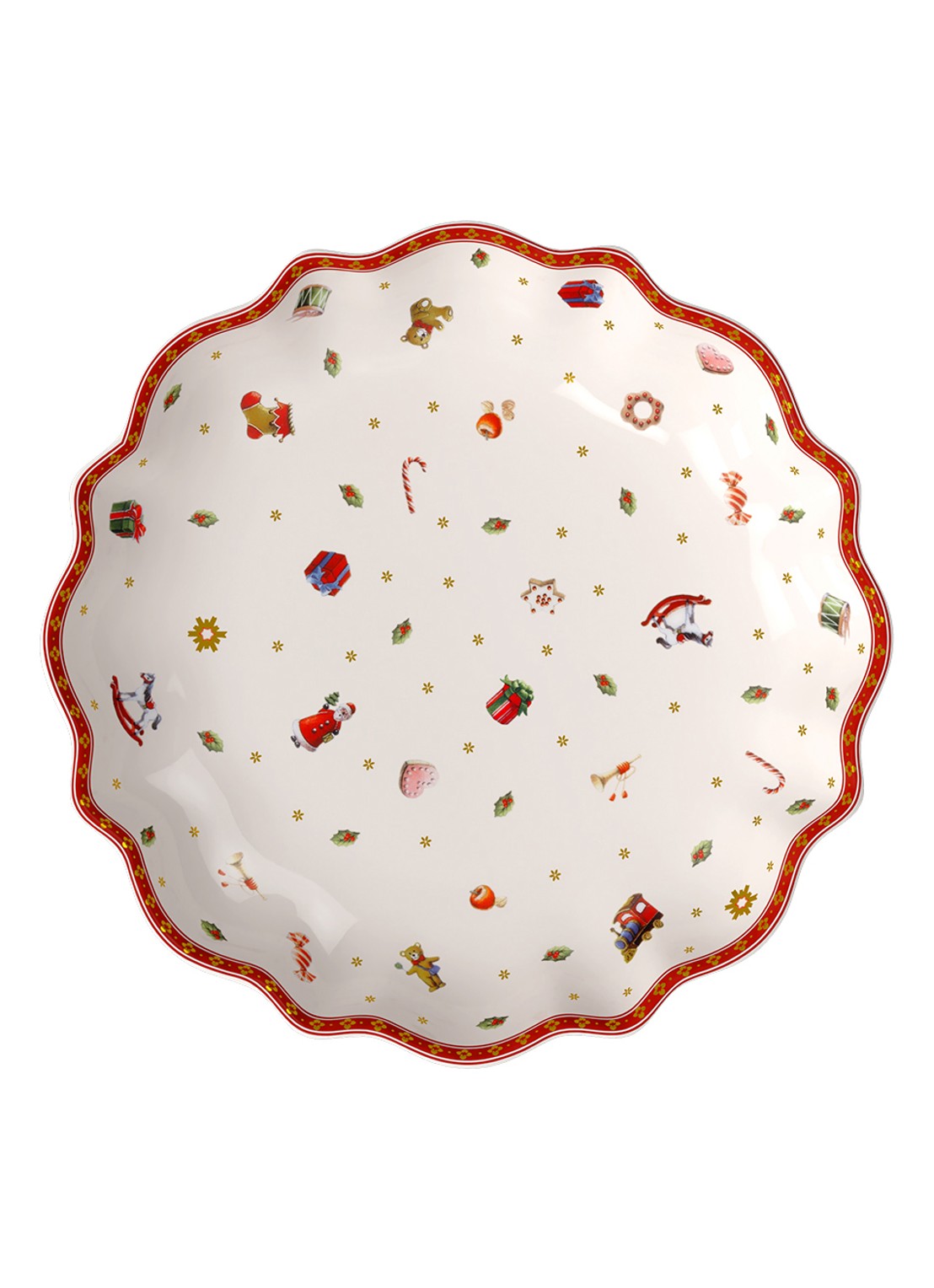 Villeroy & Boch Toy's Delight schaal 24 cm  - voorkant 2 gebroken wit