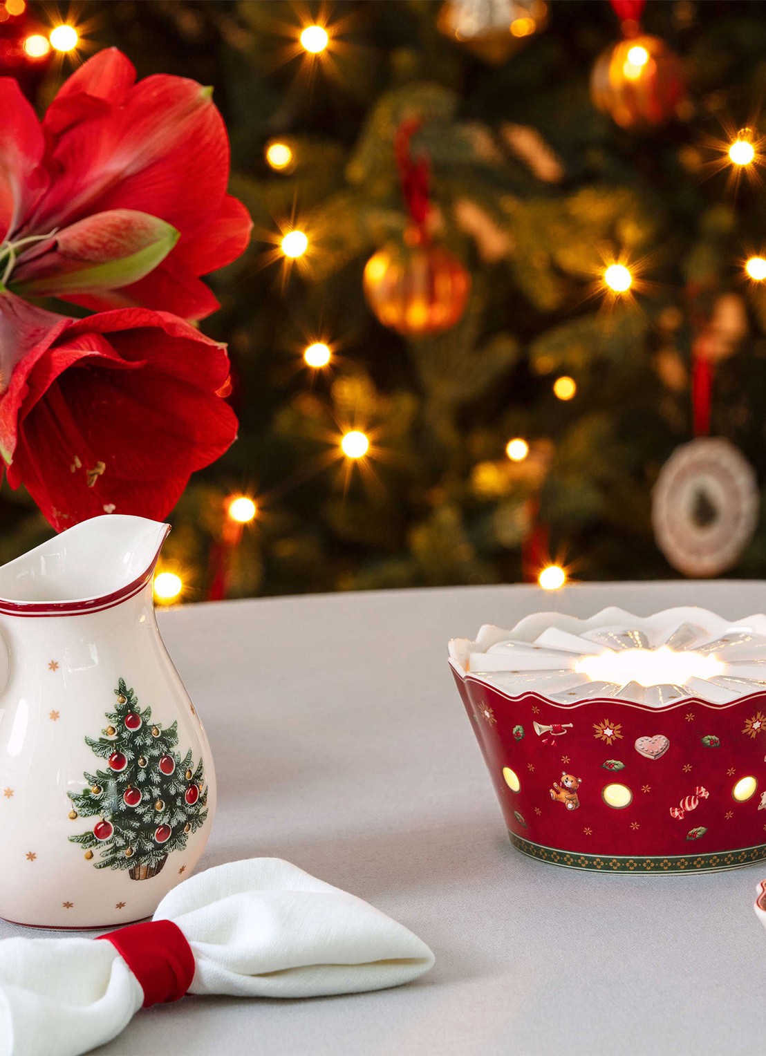 Villeroy & Boch Toy's Delight theelicht - achterkant gebroken wit