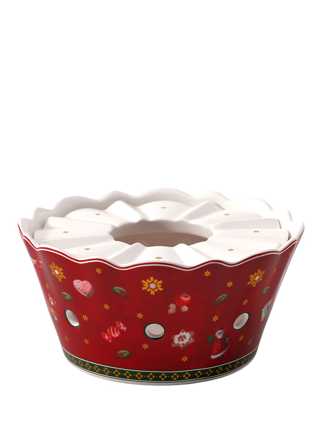 Villeroy & Boch Toy's Delight theelicht - voorkant 3 gebroken wit