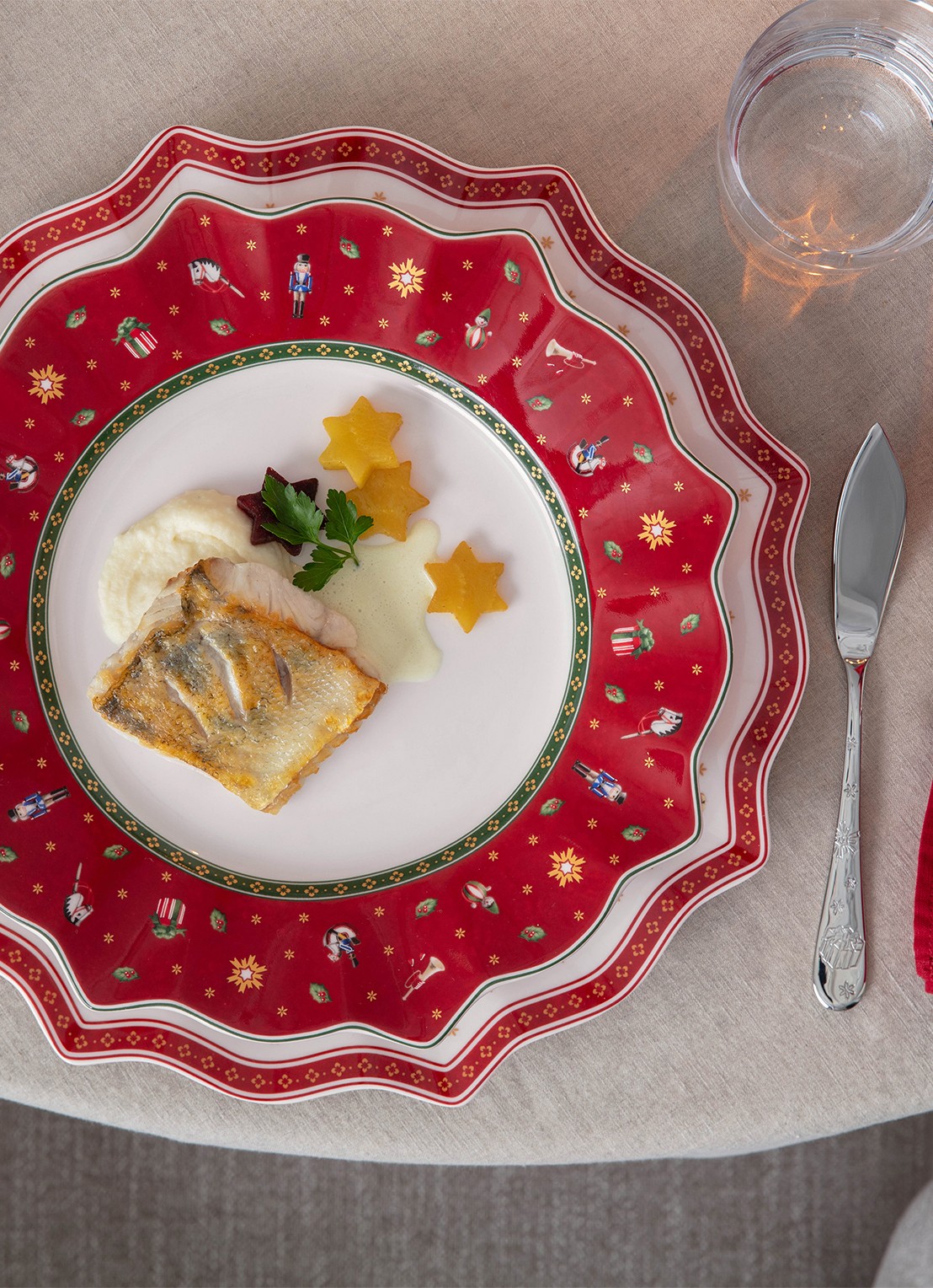 Villeroy & Boch Toy's Delight visbestekset 2-delig - achterkant zilver