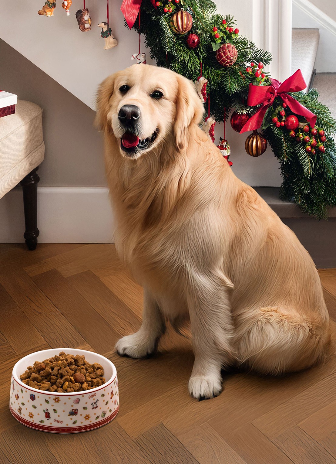 Villeroy & Boch Toy's Delight voerbak voor hond 19,6 cm - detail 2 rood