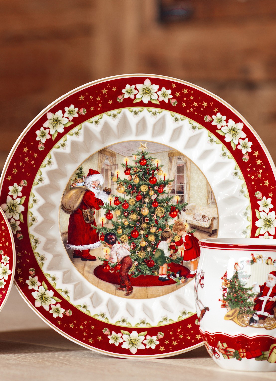Villeroy & Boch Toy's Fantacy diep bord 25 cm - detail 2 steenrood