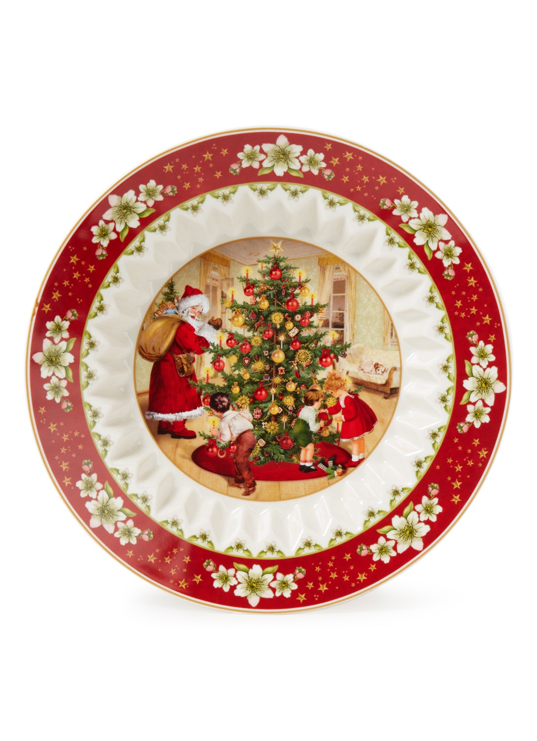 Villeroy & Boch Toy's Fantacy diep bord 25 cm - voorkant 2 steenrood
