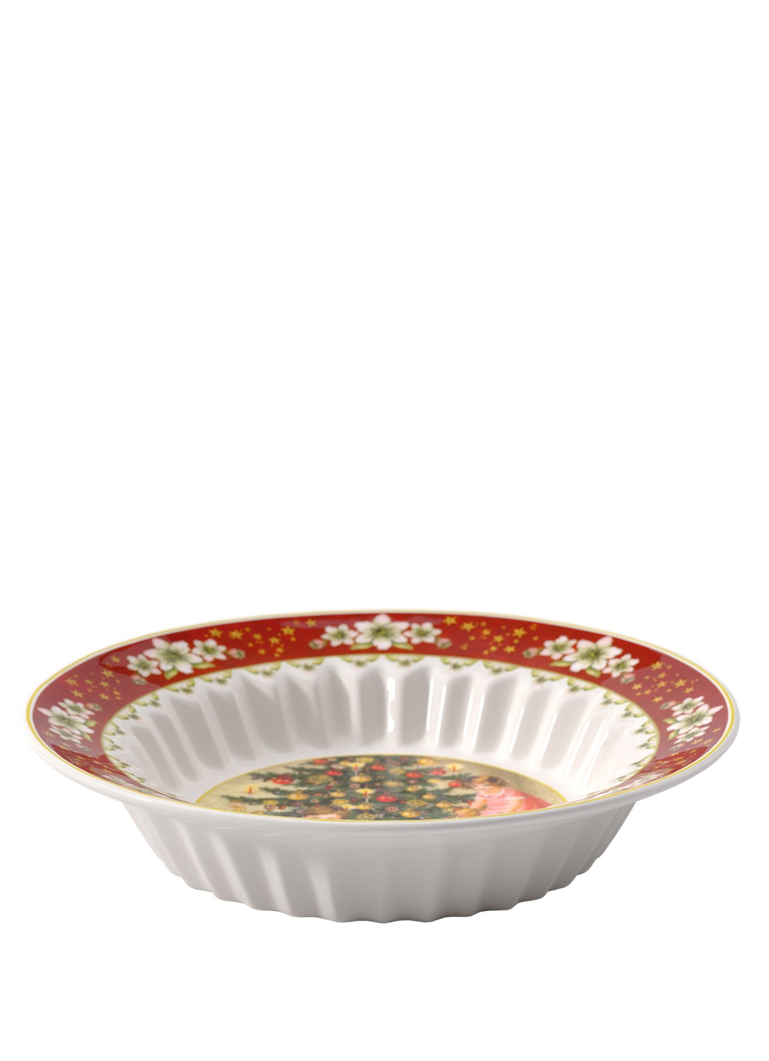 Villeroy & Boch Toy's Fantasy diep ontbijtbord 16,5 cm - voorkant 4 steenrood