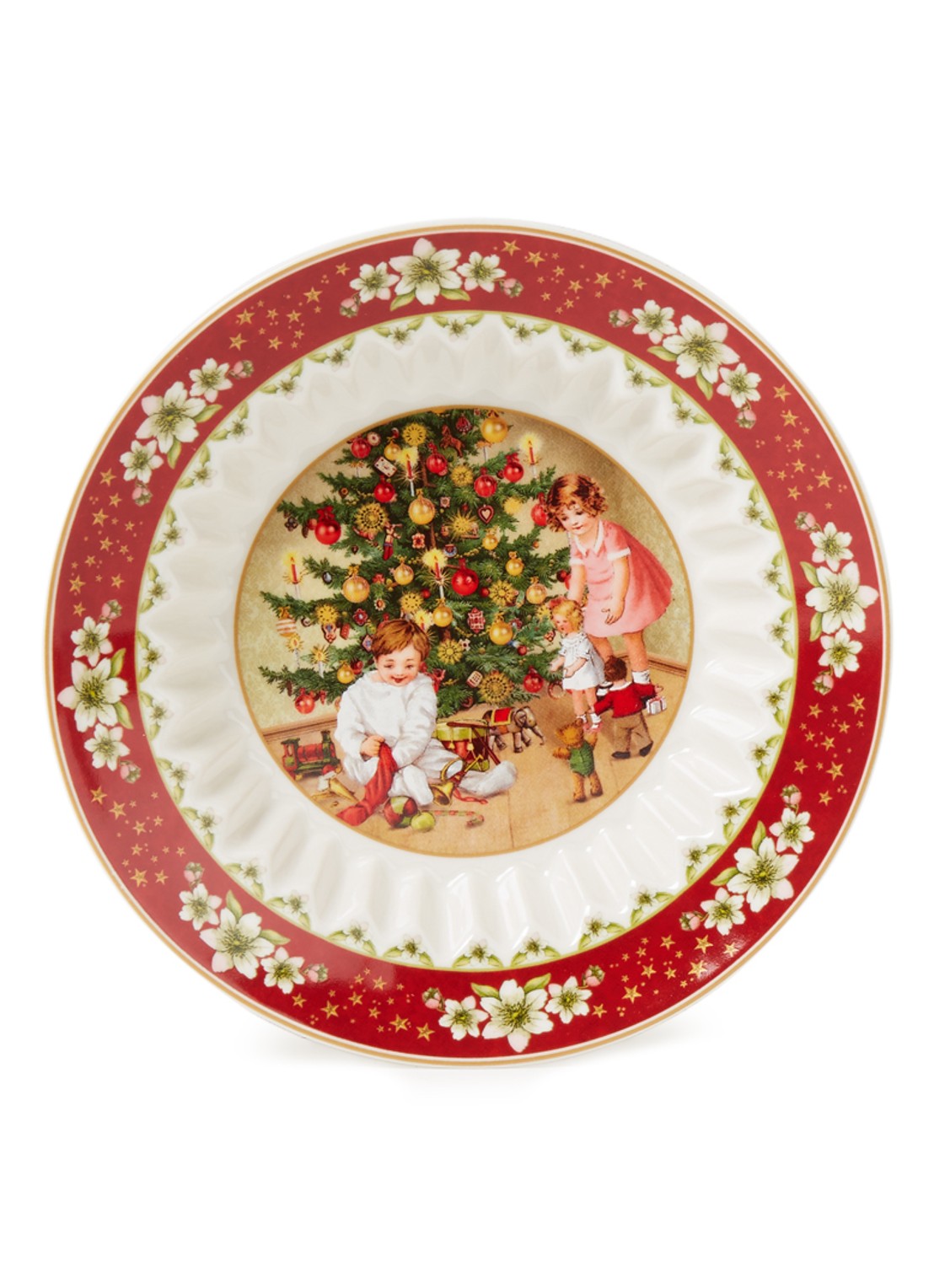 Villeroy & Boch Toy's Fantasy diep ontbijtbord 16,5 cm - voorkant 2 steenrood
