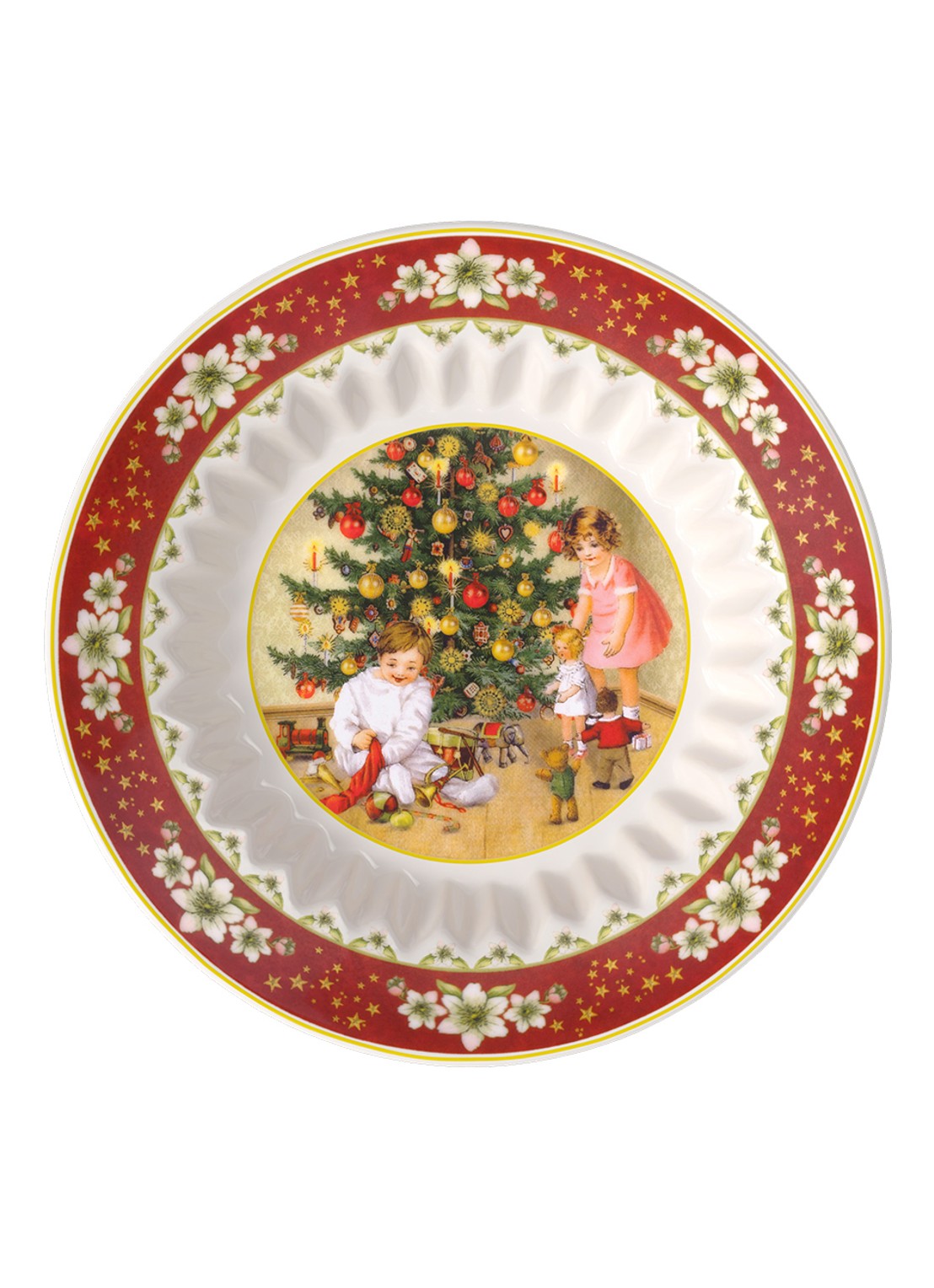 Villeroy & Boch Toy's Fantasy diep ontbijtbord 16,5 cm - voorkant 5 steenrood