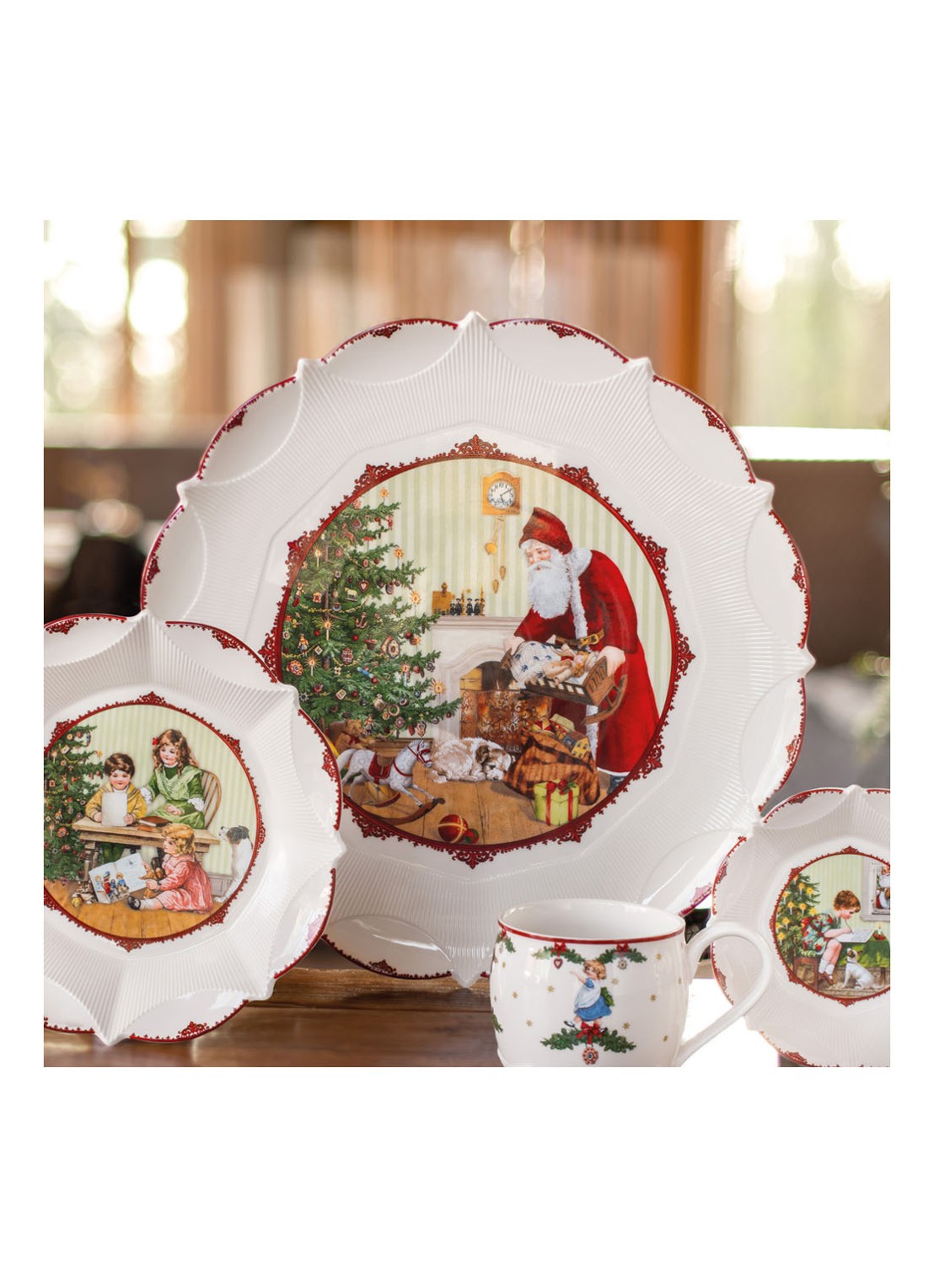 Villeroy & Boch Toy's Fantasy serveerschaal 42 cm - detail 3 gebroken wit