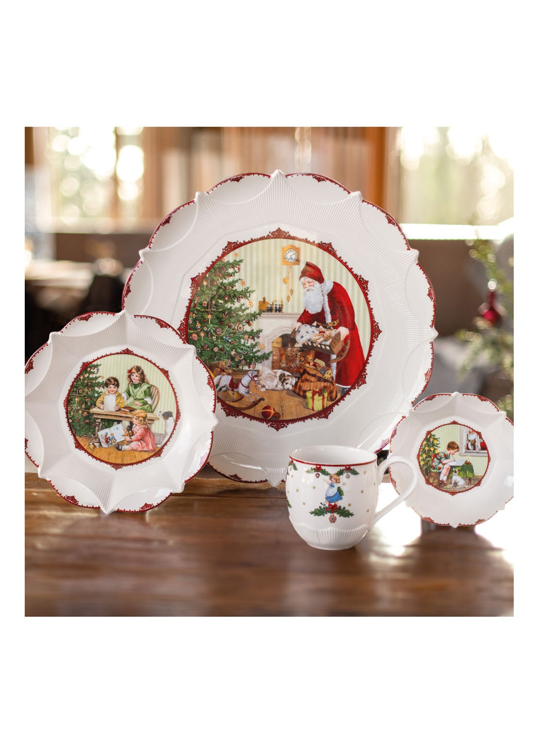 Villeroy & Boch Toy's Fantasy serveerschaal 42 cm - detail 4 gebroken wit